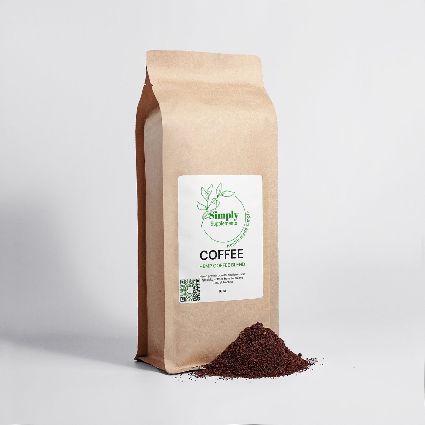 Organic Hemp Coffee Blend - Medium Roast 16oz