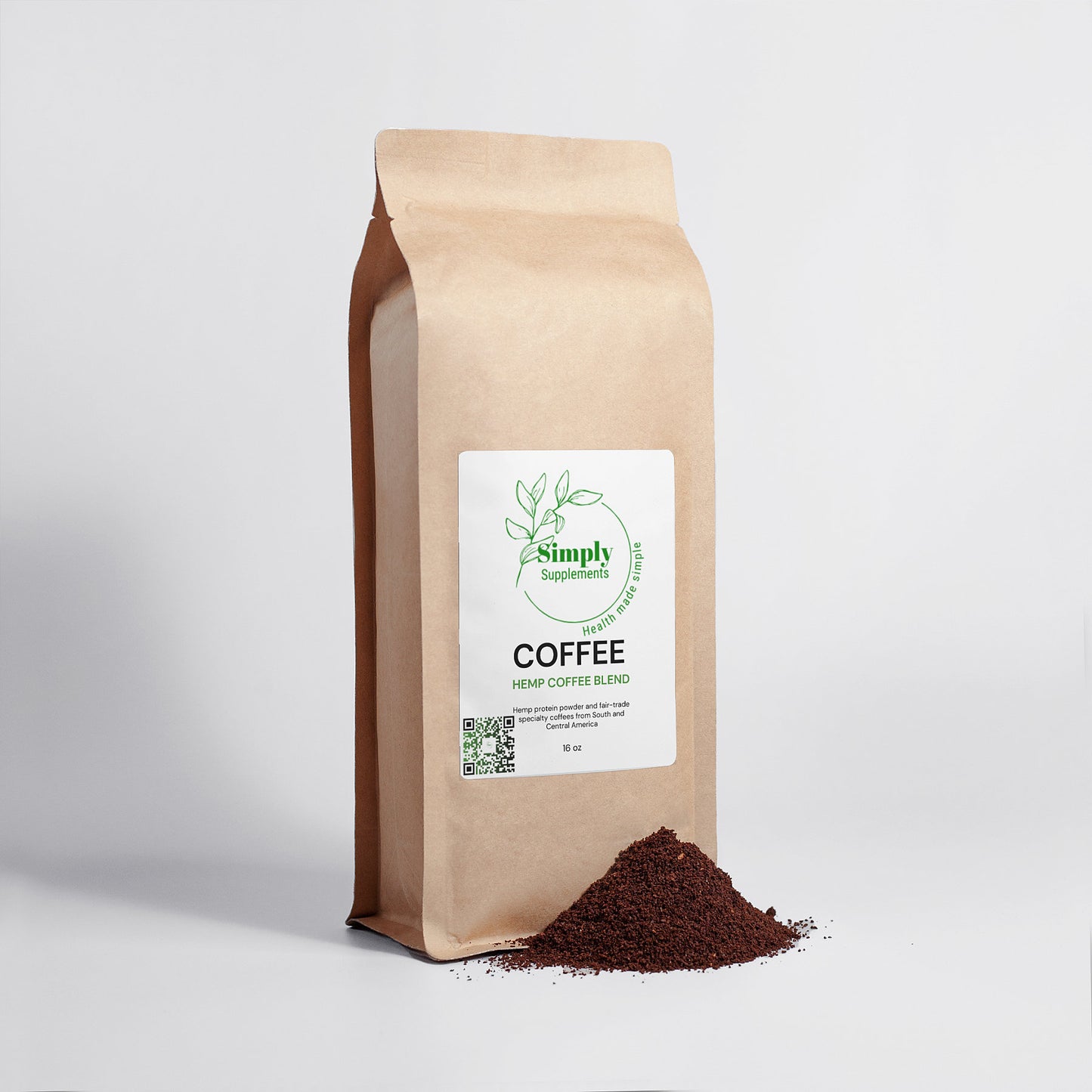 Organic Hemp Coffee Blend - Medium Roast 16oz