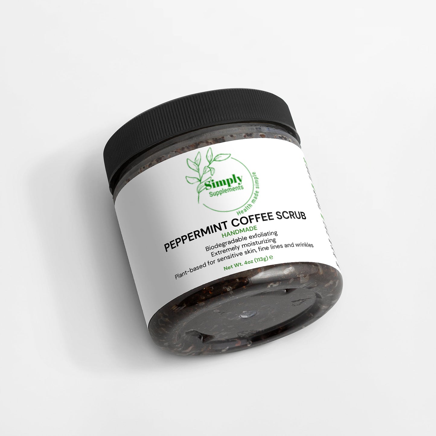 Peppermint Coffee Scrub