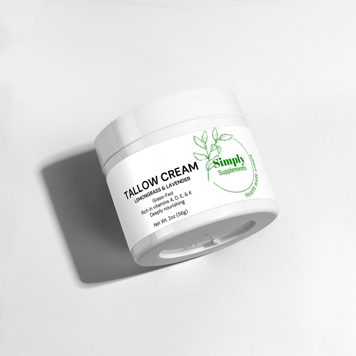 Tallow Cream Lemongrass & Lavender