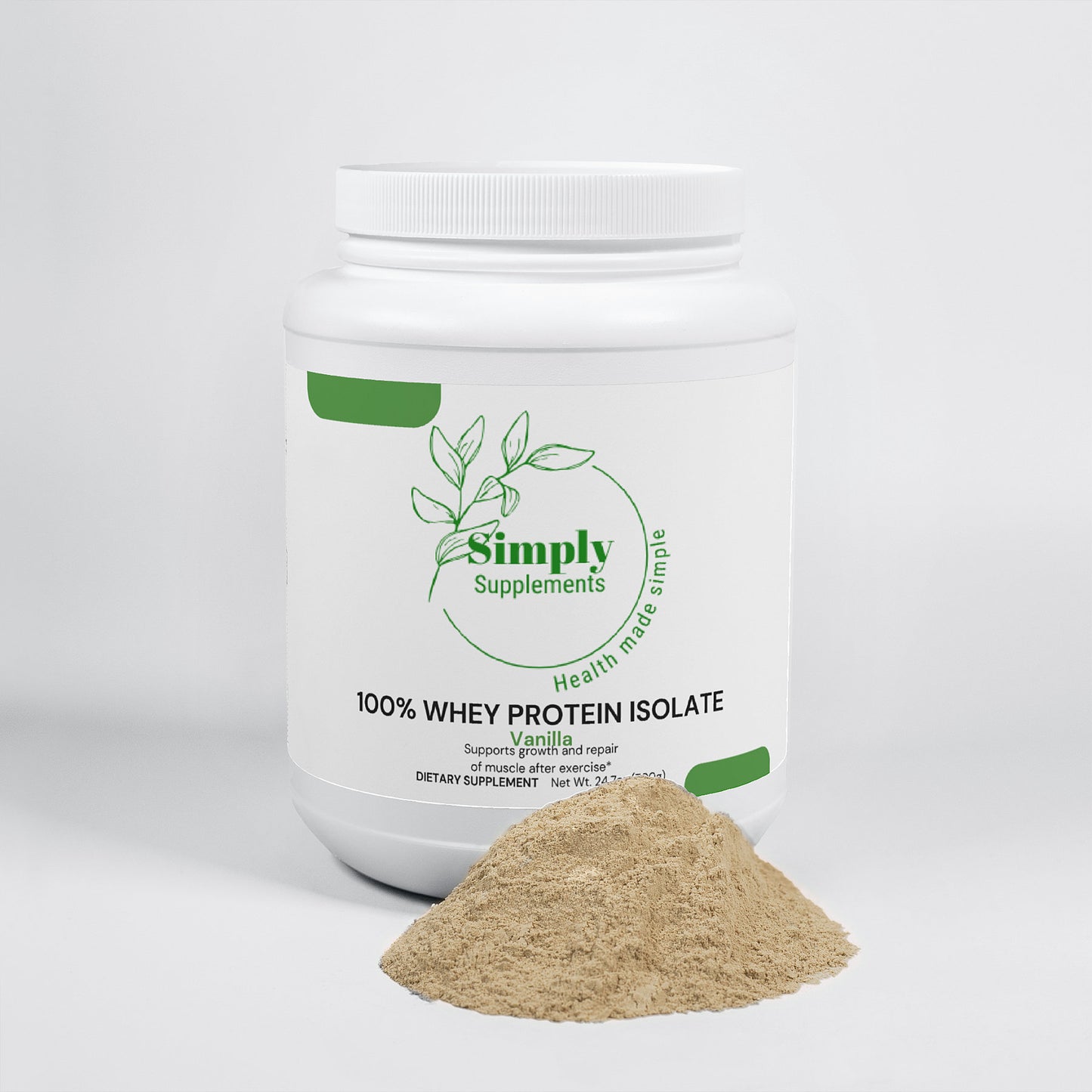 100% Whey Protein Isolate (Vanilla)