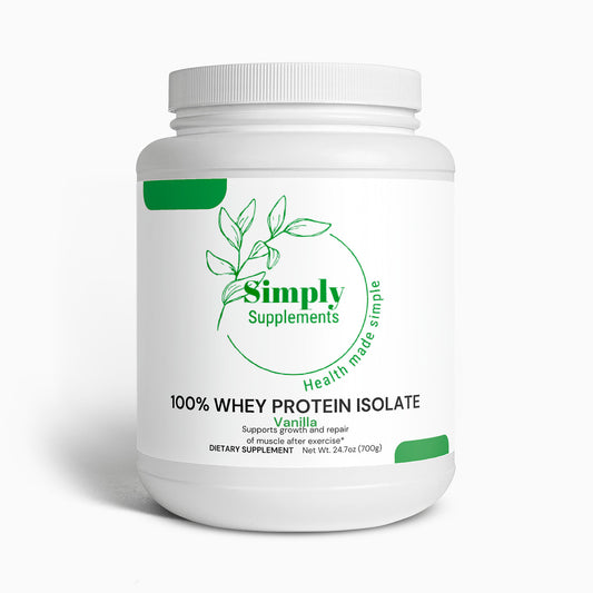 100% Whey Protein Isolate (Vanilla)