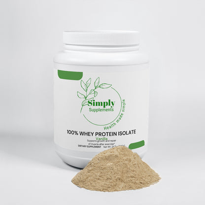 100% Whey Protein Isolate (Vanilla)