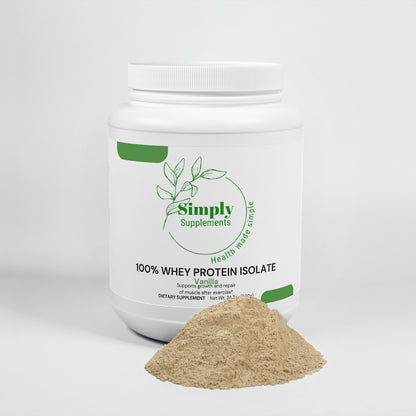 100% Whey Protein Isolate (Vanilla)