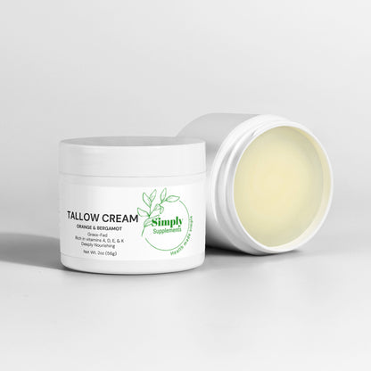 Tallow Cream Orange & Bergamot