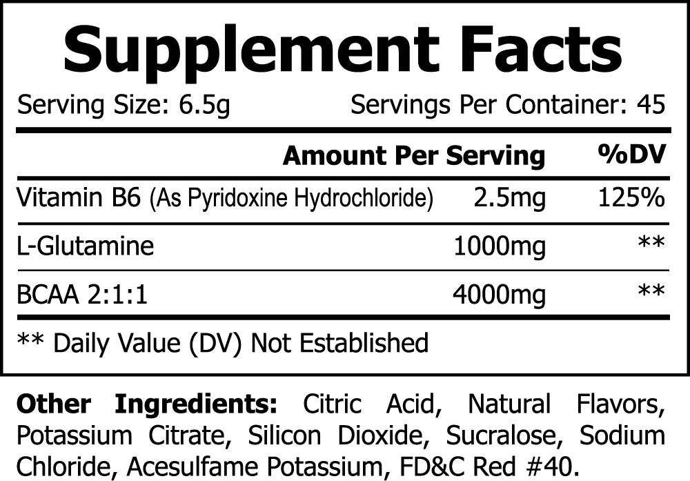 BCAA Post Workout (Fruit Punch)